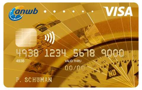 Foto van de ANWB Visa Gold Card