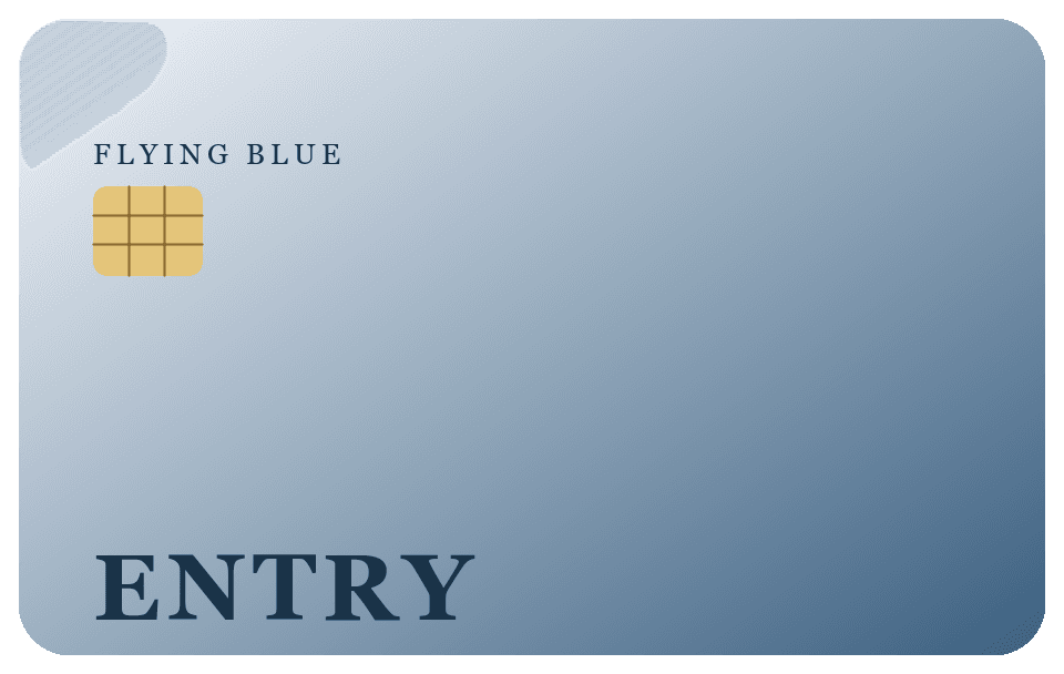 Foto van de Flying Blue American Express Entry Card