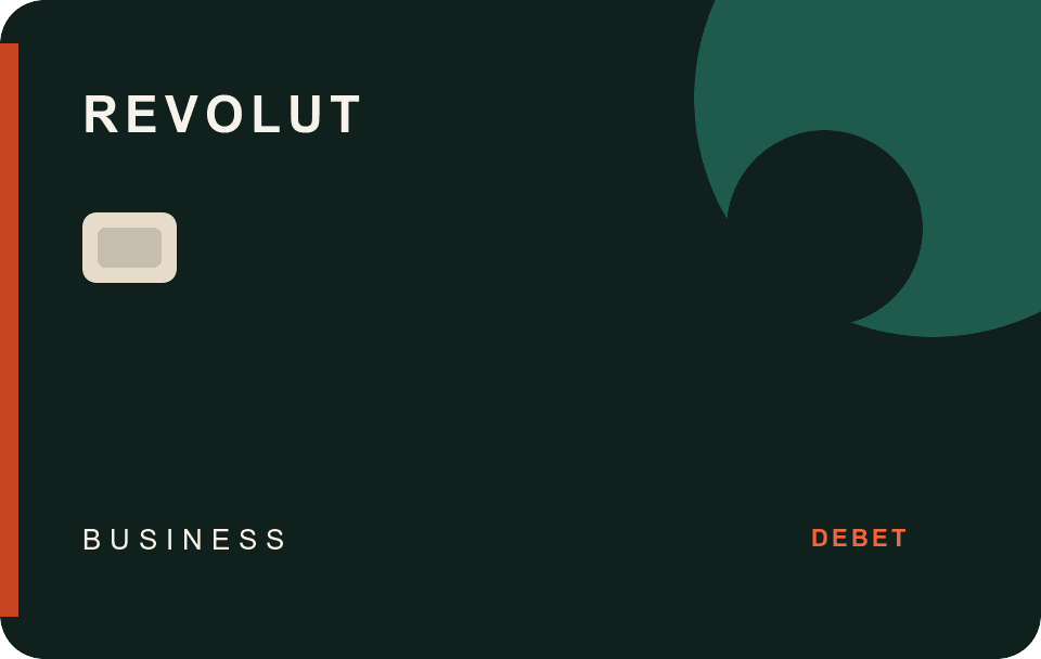 Foto van de Revolut Business-debetkaart