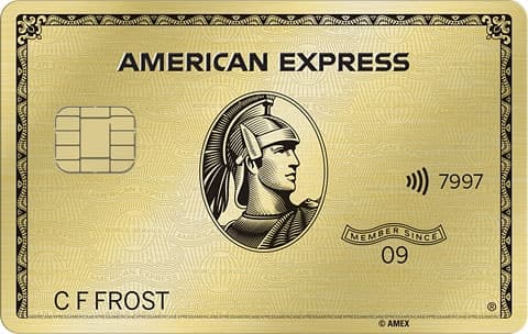 Foto van de American Express Gold Card