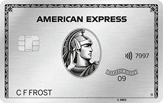 Foto van de American Express Platinum Card