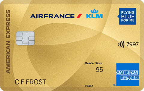Foto van de Flying Blue American Express Gold Card