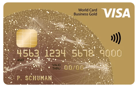 Foto van de ICS Visa World Card Business