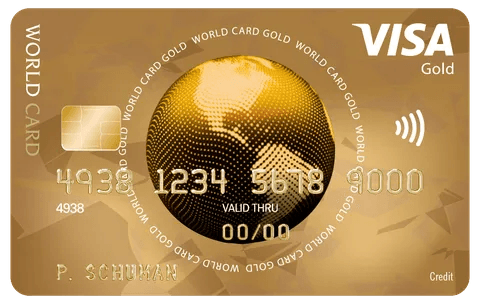 Foto van de ICS Visa World Card Gold